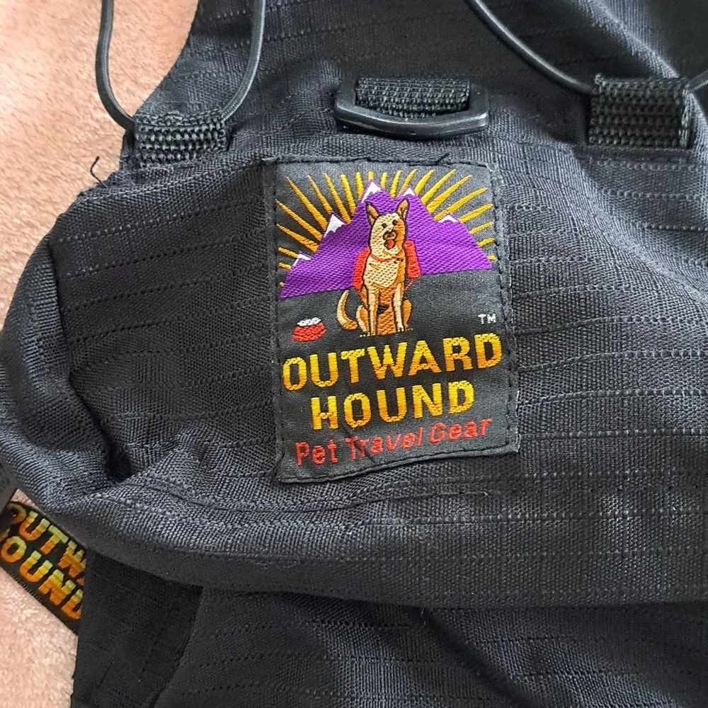 Outward Hound Black Backpack